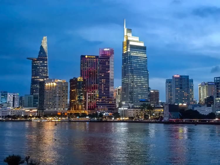 ベトナムの都市風景 - 東南アジアの成長市場